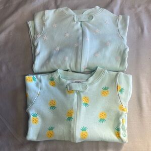 Amazon Essentials - Kids Pajamas - Pineapple and Star Patterns